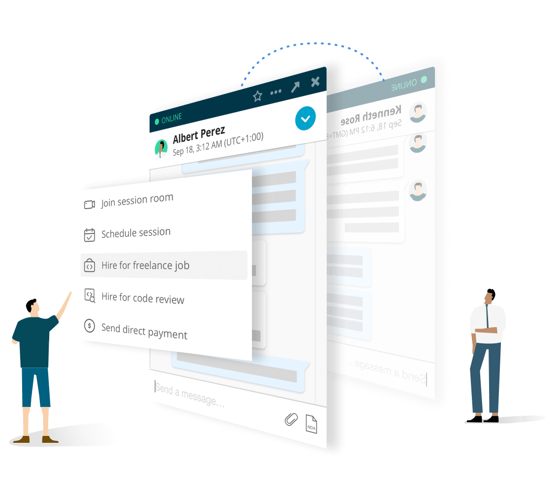 Hire a developer for freelance jobs